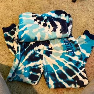 Juniors set size XL blue and dark blue
